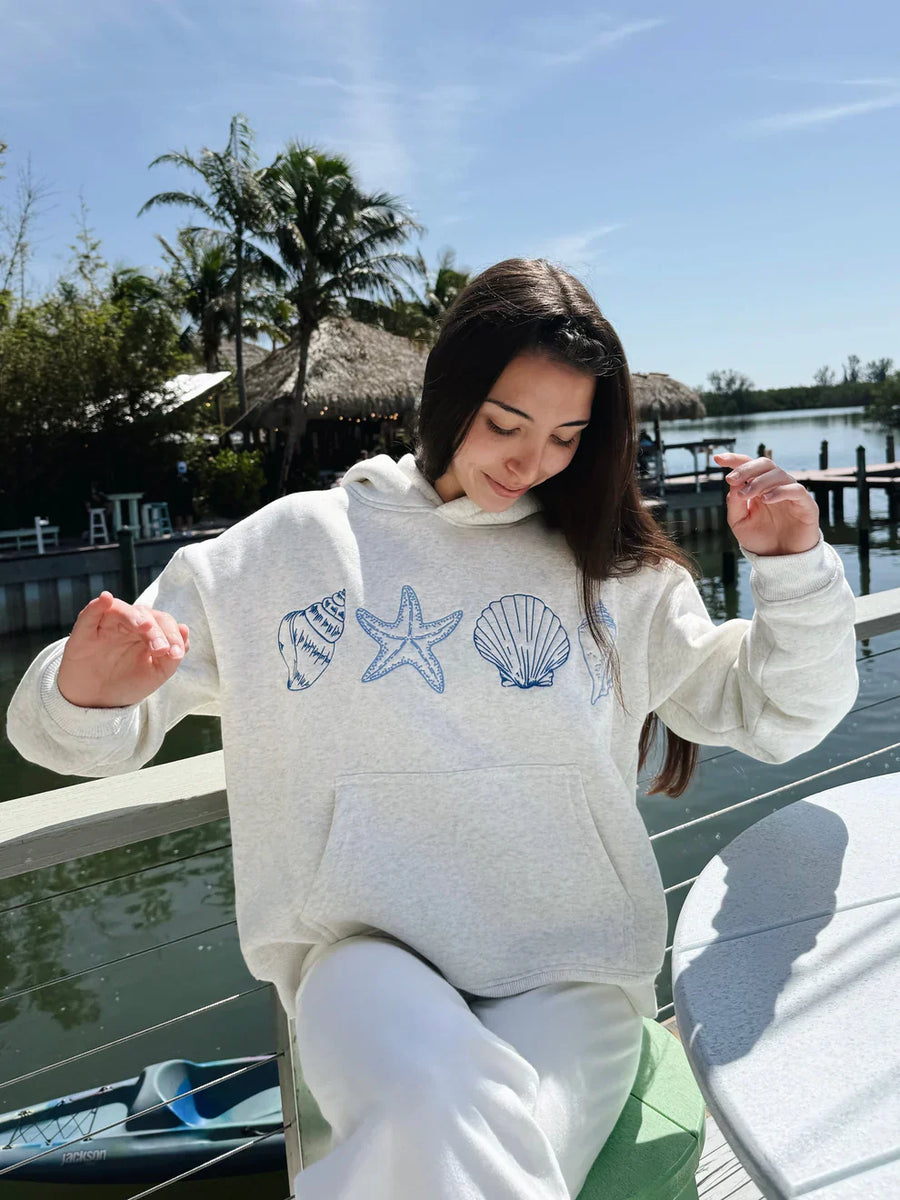 Nur heute 70 % Rabatt – Muschel-Hoodie 💕