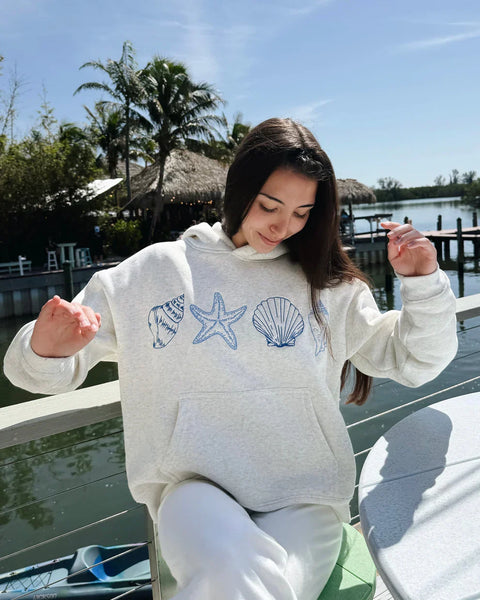 70 % de réduction seulement aujourd'hui - Sweat à capuche coquillage 💕