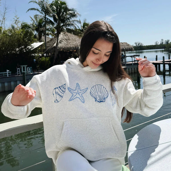 Nur heute 70 % Rabatt – Muschel-Hoodie 💕