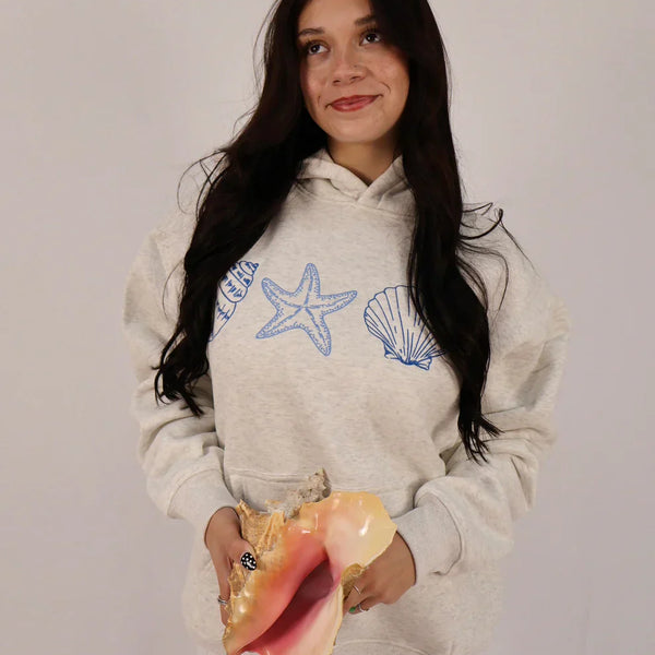 Nur heute 70 % Rabatt – Muschel-Hoodie 💕