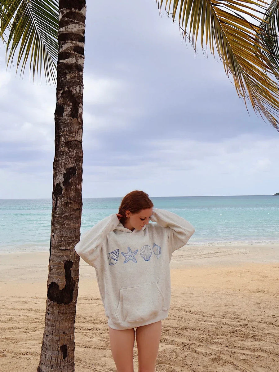 Nur heute 70 % Rabatt – Muschel-Hoodie 💕