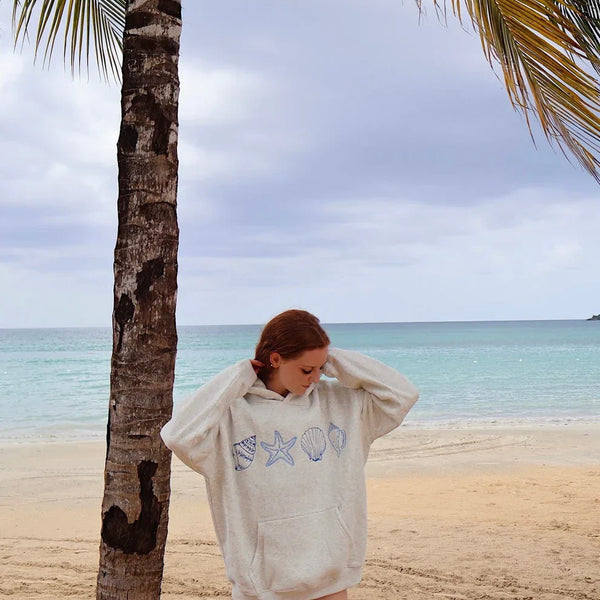 Nur heute 70 % Rabatt – Muschel-Hoodie 💕