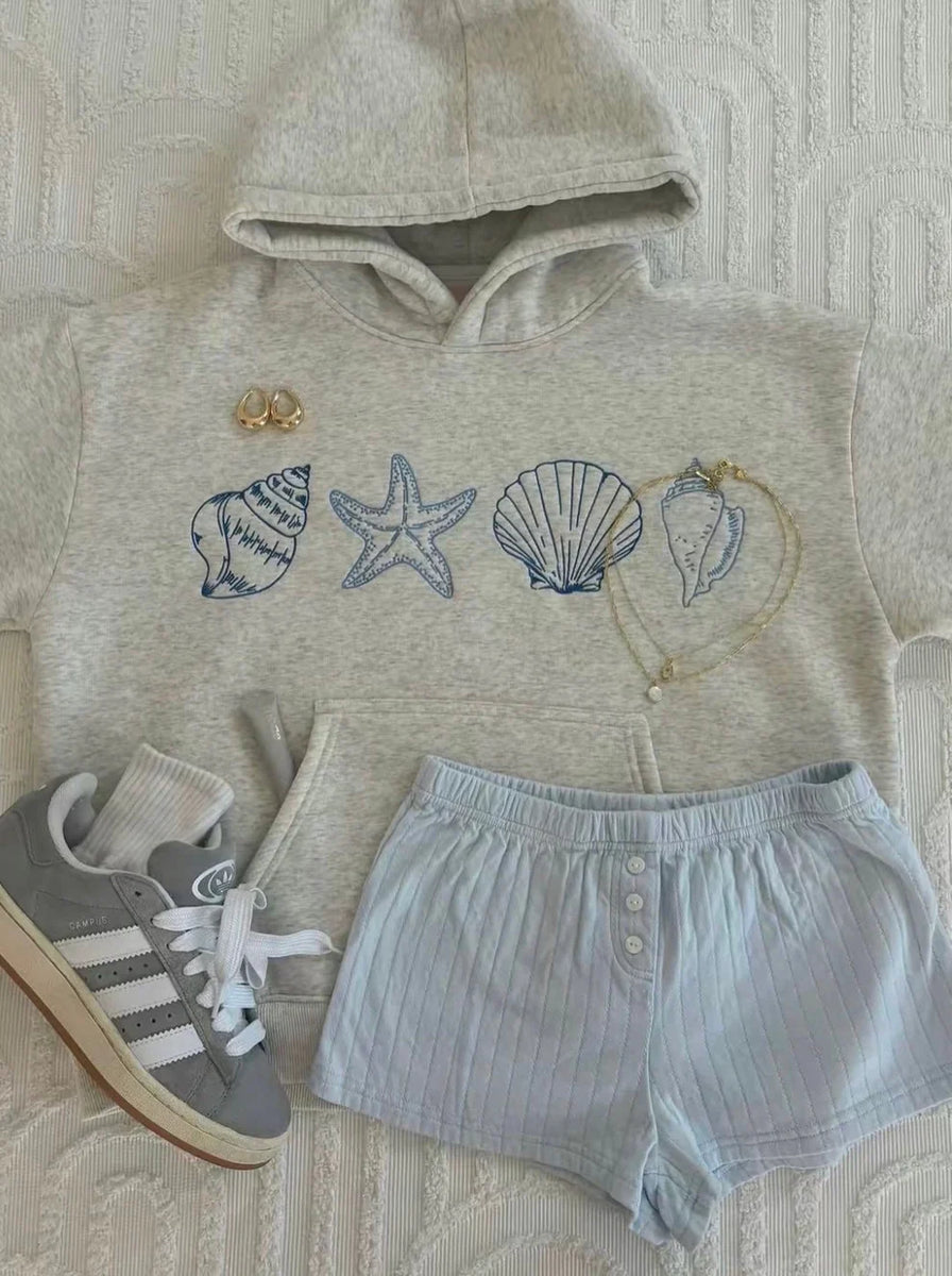Nur heute 70 % Rabatt – Muschel-Hoodie 💕