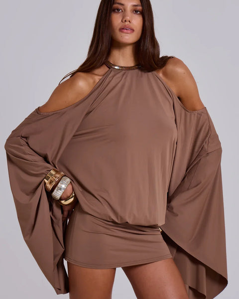 Erhalten Sie 70 % Rabatt auf das Alula verzierte Schmetterlings-Minikleid 💕
