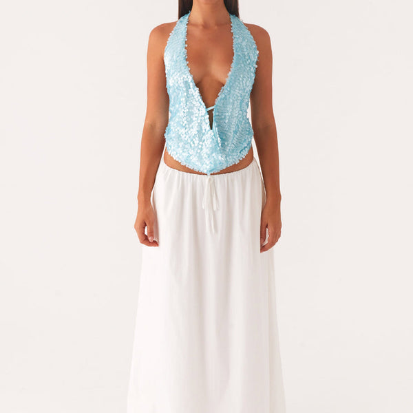 Get 1+1 Free Rio Dreams Cowl Neck Halter Top