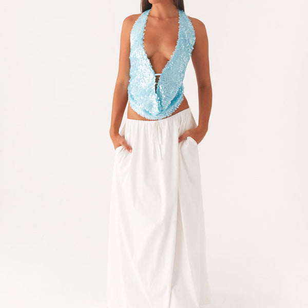 Get 1+1 Free Rio Dreams Cowl Neck Halter Top