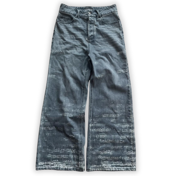 Get 50% Off Only Today - Music Note Jeans 🎶