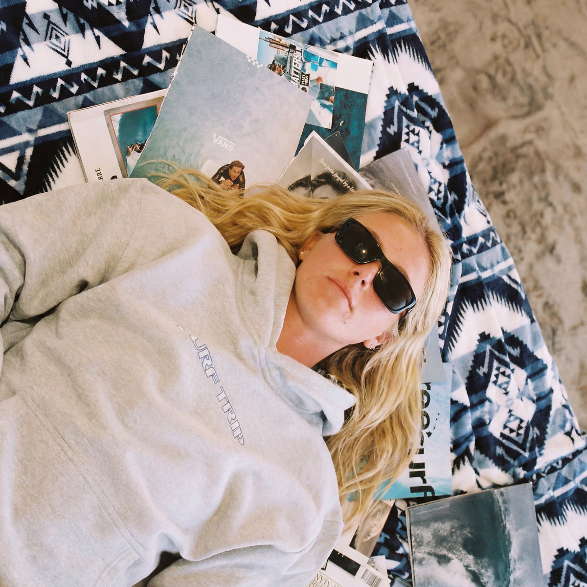 Heute 70 % Rabatt, Surf Trip Vintage Plaid Hoodie 💕