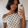 The Loraya Polka Top🤍
