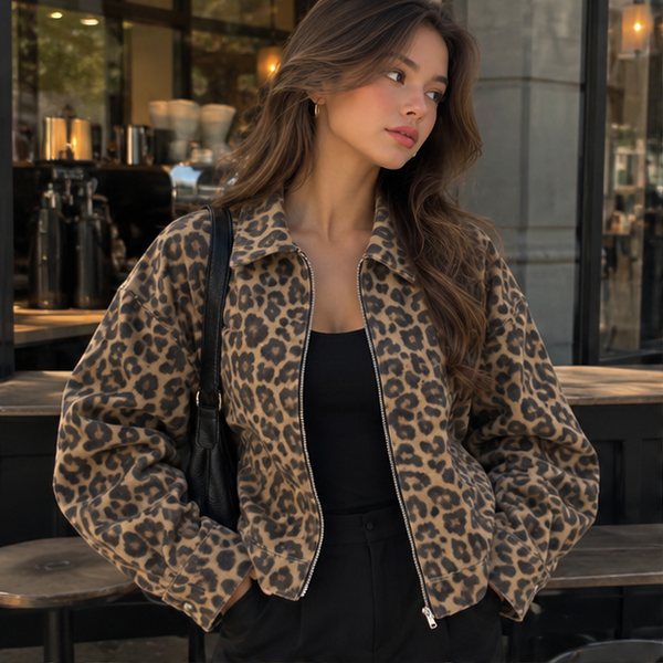 Kaia Leopard Jacket