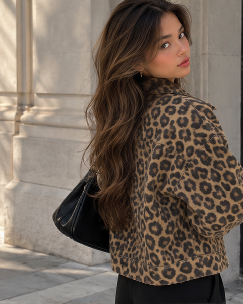 Kaia Leopard Jacket